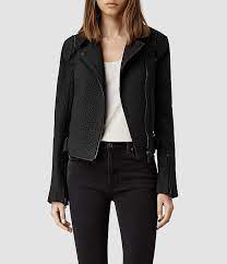 Womens Alford Matte Leather Biker Jacket Matt Black Product Image Alt Text 1 Leather Jacket Jackets Clothes