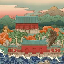 我们的毕业设计 武当山视觉系统设计研究 古田路9号 品牌创意 版权保护平台 painting art shows