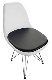 cushion for eames molded plastic side chair many colors and etsy eames molded plastic side chair white plastic chairs molded plastic chairs
