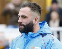 Maidstone United player-coach Simon Walton leaves the Gallagher Stadium as  club announce retained list