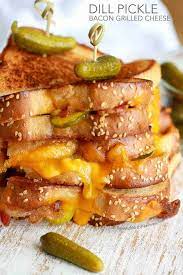 It has a better flavor plus i leave a little bit of the. Dill Pickle Bacon Grilled Cheese Spend With Pennies