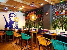 La Chelinda Taqueria Bar In 2021 Mexican Restaurant Decor Mexican Restaurant Design Rooftop Restaurant Design