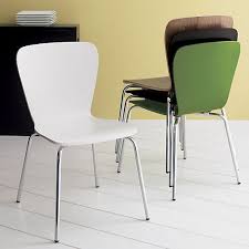 Felix White Side Chair In Dining Chairs Crate And Barrel 80 Ea White Side Chair White Dining Chairs Dining Chairs