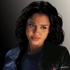 Digital Painting Of Jessica Alba As Max Guevera From The Dark Angel Tv Series Jessica Alba Actress Jessica Dark Angel
