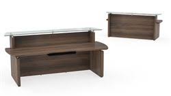 Mayline Sterling Reception Desk Textured Brown Sugar Strc96 Reception Desk Furniture Home Office Furniture