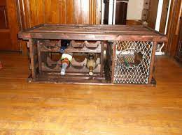 Trap them under glass with this intriguing coffee table. Lobster Trap Coffee Table Wine Rack Made In Maine Aftcra