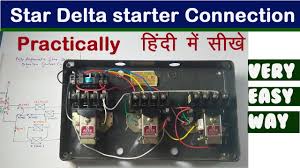 Rangkaian kontaktor magnet star delta manual : How To Make A Star Delta Panel Board Full Connection Video By Parq Electric