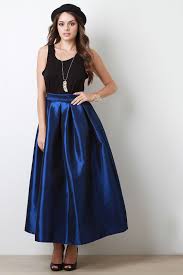 Taffeta Pleated Maxi Skirt Pleated Maxi Skirt Skirts Clothes For Women