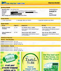 Here's how to plan the perfect kota kinabalu travel itinerary, however long you have. Itinerary Receipt Last Nov 2012 Going To Kota Kinabalu Kapag Trip Ko Gumala