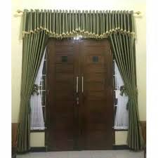 Total biaya menghabiskan rp1 jutaan. Gorden Poni Ruang Tamu 1 Set Minimalis Blackout Polos Termurah Shopee Indonesia