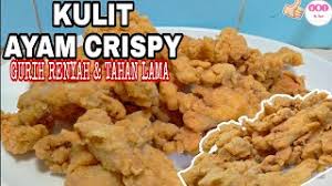 Usus ayam crispy / keripik usus kriuk awet +tips usus ayam • garam • kapur sirih • perasan air jeruk nipis • 🌀 bumbu halus 🌀 • bawang putih • kunyit • kemiri syahla mom cuisine kulit ayam crispy renyah tahan lama (tanpa banyak tepung) kulit ayam • tepung segitiga biru • air es (bila perlu dengan es batunya sekalian. Cara Membuat Kulit Ayam Crispy Gurih Tahan Lama Youtube