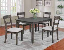 Henderson Grey Dining Set Dining Rooms American Freight Solid Wood Dining Set Nook Dining Set Dining Furniture Sets