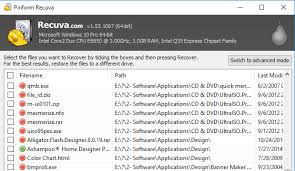 File recovery software for windows. Download Recuva 64 32 Bit For Windows 10 Pc Free