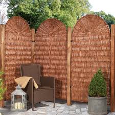 Sichtschutzwand Weide Palermo Halbrund Sichtschutzwande Sichtschutz Weide Sichtschutz