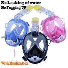2018 Tauchen Maske Schwimmtraining Scuba Schnorcheln Maske Anti Gesicht Atemwege Masken 100 Wasserdichte Verbesserte Version Water Sports Water Marines