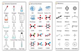 Science Diagram Icons Laboratory Equipment Shapes Mechanics Shapes Science Diagrams Science Illustration Science