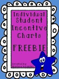 Individual Student Incentive Charts Freebie Teaching