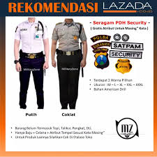 Membedakan seragam safari security ini dengan baju pdl ialah model baju serta model celananya. Baju Seragam Pdh Security Satpam Model Terbaru Coklat Pakaian Pria Setelan Satpam Putih Biru Cokelat Seragam Dinas Harian Baju Kerja Baju Kantor Baju Lapangan Baju Pdl Psh Safari Murah Lazada Indonesia