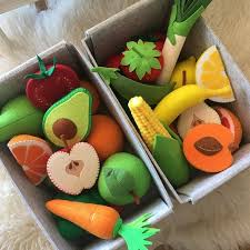 Felt Food Corn Eco Friendly Children S Felt Play Food For Etsy Felt Play Food Pretend Play Food Felt Fruit