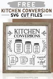Maybe you would like to learn more about one of these? Free Kitchen Conversions Chart Svg Cut Files For Cricut