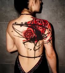 55 Rose Tattoo Ideas To Try Because Love And A Rose Can T Be Hid Shoulder Tattoos For Women Shoulder Blade Tattoo Tattoos
