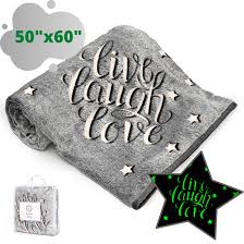 Buy glow in the dark blankets at the glow company. Magic Glow In The Dark Blanket I Love You To The Moon Anna Style Design