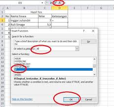 Yang penting pahami dulu aturan penulisan. Rumus If Pada Excel Untuk Lulus Dan Tidak Lulus Empatdio
