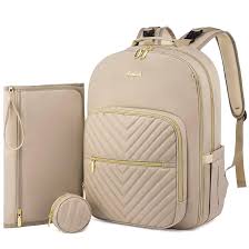 Amazon.com: LOVEVOOK Diaper Bag Backpack, Quilted Baby Bag with Changing  Pad & Pacifier Holder, Waterproof Travel Diaper Bags for Baby Boys Girls,  Stylish and Large Capacity,Nude : Baby