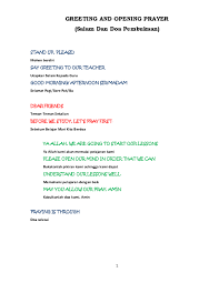 Aku mohon kepada engkau kebaikan yang ada pada hari ini dan. Pdf Greeting And Opening Prayer Salam Dan Doa Pembukaan Akatsuki Learning Centre Academia Edu