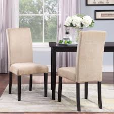 Andover Mills Merida Linen Upholstered Dining Chair Reviews Wayfair Dining Chair Upholstery Dining Chairs Furniture