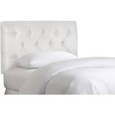 Kirchem faux leather upholstered twin headboard, blackby baxton studio(1). Skyline Furniture Twin Tufted Velvet Headboard White Walmart Com Walmart Com