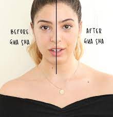 Deep lines and wrinkles, sagging skin, rosacea, acne, acne scars, pigmentation. Jade Roller And Gua Sha Facial Massage