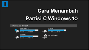 Check how to activate windows 10 with cmd but not with tools: Cara Menambah Partisi C Windows 10 Tanpa Install Ulang