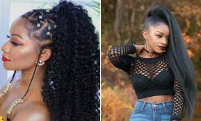 Braided ponytail designs for black hair are unusual in that they keep the hair new and charming and can handle crystals, golden cuffs when there are many black hairstyles to choose from on this day and likewise age. 23 New Ways To Wear A Weave Ponytail Stayglam