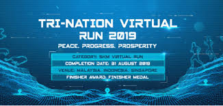 You can run or walk to complete the distance and it can be completed in one or multiple runs/walks. Tri Nation Virtual Run 2019 Malaysia Indonesia Singapore Challenge Tickets By Ideas Room Consulting Pte Ltd Tuesday April 30 2019 Online Event