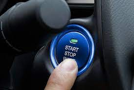 Automatically lock the host after stalling 35 seconds. Car Parts Engine Start Stop Push Button Ignition Ring Cover Interior Decor Blue Parts Accessories Automotive