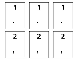 place value flip chart including large print braille numbers