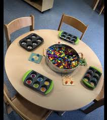 Colour Recognition Table Activity Preschool Fun Play School Activities Numeracy Activities
