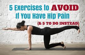 It's better to stretch muscles slowly and hold the position rather than rush through the stretches too quickly — remember sit up straight in a chair, hold onto the sides to maintain balance, and stretch out your. 5 Exercises To Skip If You Experience Hip Discomfort Sparkpeople