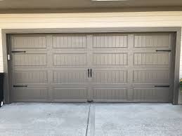 Make sure this fits by entering your model number.; Double Wide Carriage Style Garage Door With Decorative Handles And Straps Garage Doors Garage Door Repair Service Garage