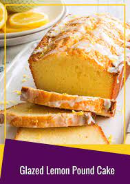 Glazed Lemon Pound Cake Baking Recipes Mexican Food Recipes Easy Dessert Recipes