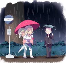 Totoro S Bus Stop Parody Gallery Totoro Anime Bus Stop