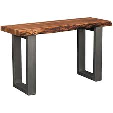 Vintage Live Edge Console Table In 2020 Live Edge Console Table Console Table Live Edge Furniture