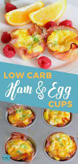 Low Carb Baked Ham And Egg Cups Recipe Vegetarian Recipes Easy Recipes Halloween Food Appetizers