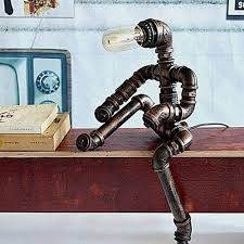 Maybe you would like to learn more about one of these? Vintage Industrial Wrought Iron Metal Table Lamps E27 Edison Water Pipe Table Lights Loft Bedside Bedroom Lamp Rustic Steampunk Desk Accent Lamps For Cafe Bar Buy Online In Bahamas At Bahamas Desertcart Com Productid