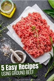 It turns into soups, stews, burgers and meatloaves, and i'm pretty sure you could ground beef is perfect for baked dishes, which is why i've dedicated a whole section to casseroles, meatloaf, lasagna and other recipes your oven will love. 5 Easy Ground Beef Recipes Sugar Spice And Glitter