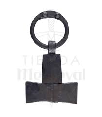 À compter de la réception de votre colis, nous vous donnons 14 jours pour retourner votre article s'il ne vous convient pas. Pendentif Marteau De Thor En Fer Forge Hanging Vikings La