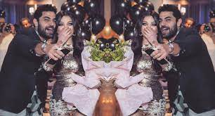 هيفاء وهبي ومدير أعمالها محمد الوزيري على نفس الطاولة داخل أحد الملاهي الليلية بعد صراع المحاكم haifa wehbe haifa actors