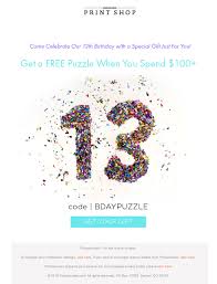 Offer Email From Photobucket For Free Gift When You Spend 100 Plus Coupon Code Emailmarketing Email Marketing Offer Phot Free Puzzles Special Gifts Gifts