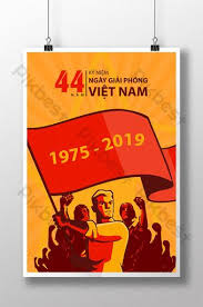 Poster Celebrating The 44th Anniversary Of The Liberation Of The Country 1975 2019